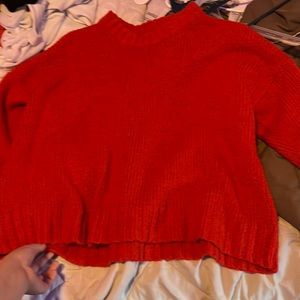 Cute red sweater